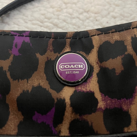 Coach cheetah print purse - Picture 3 of 6
